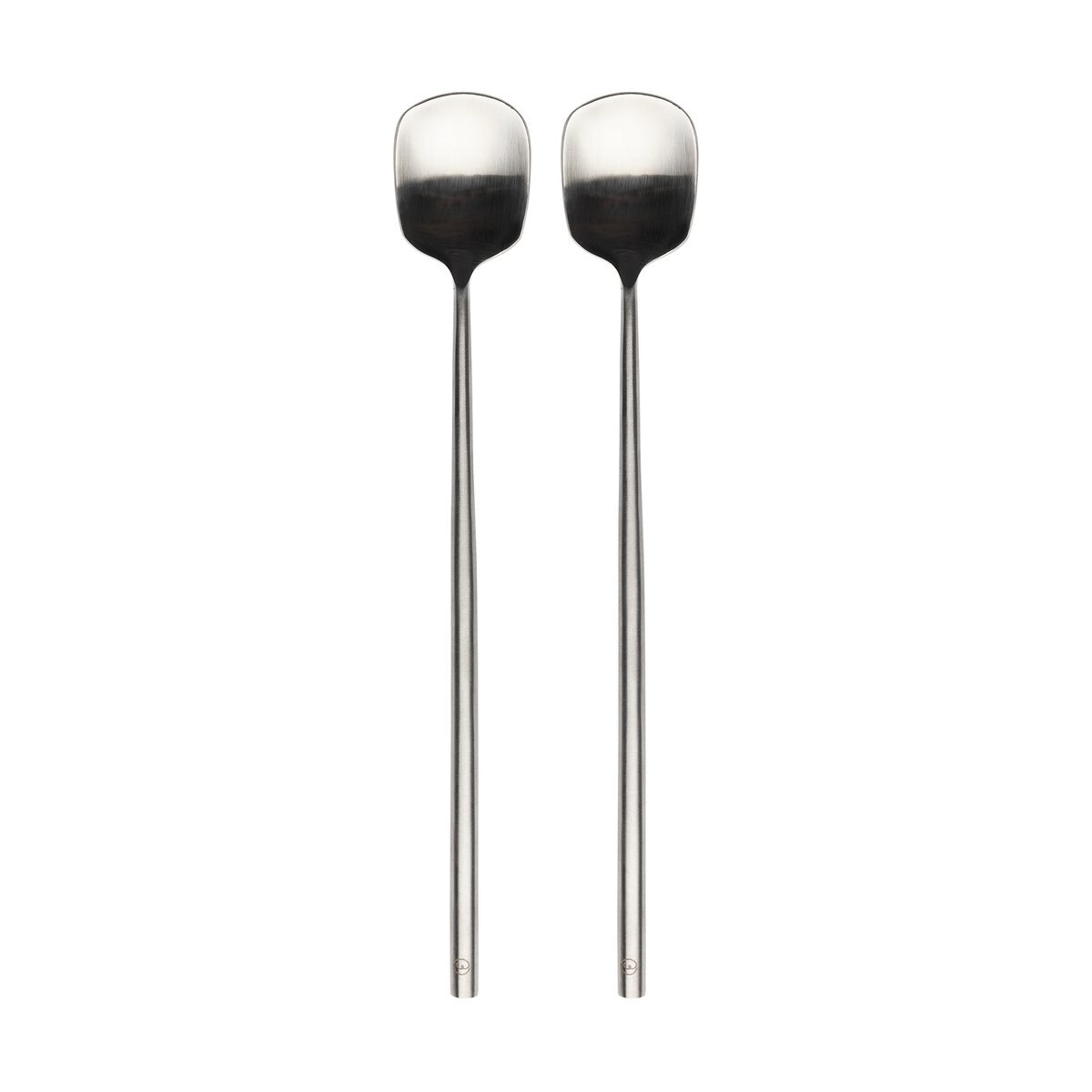 Ernst longdrink sked 2-pack Rostfritt stål | Skandinavisk Design | Dessertbestick | Silverfärgad
