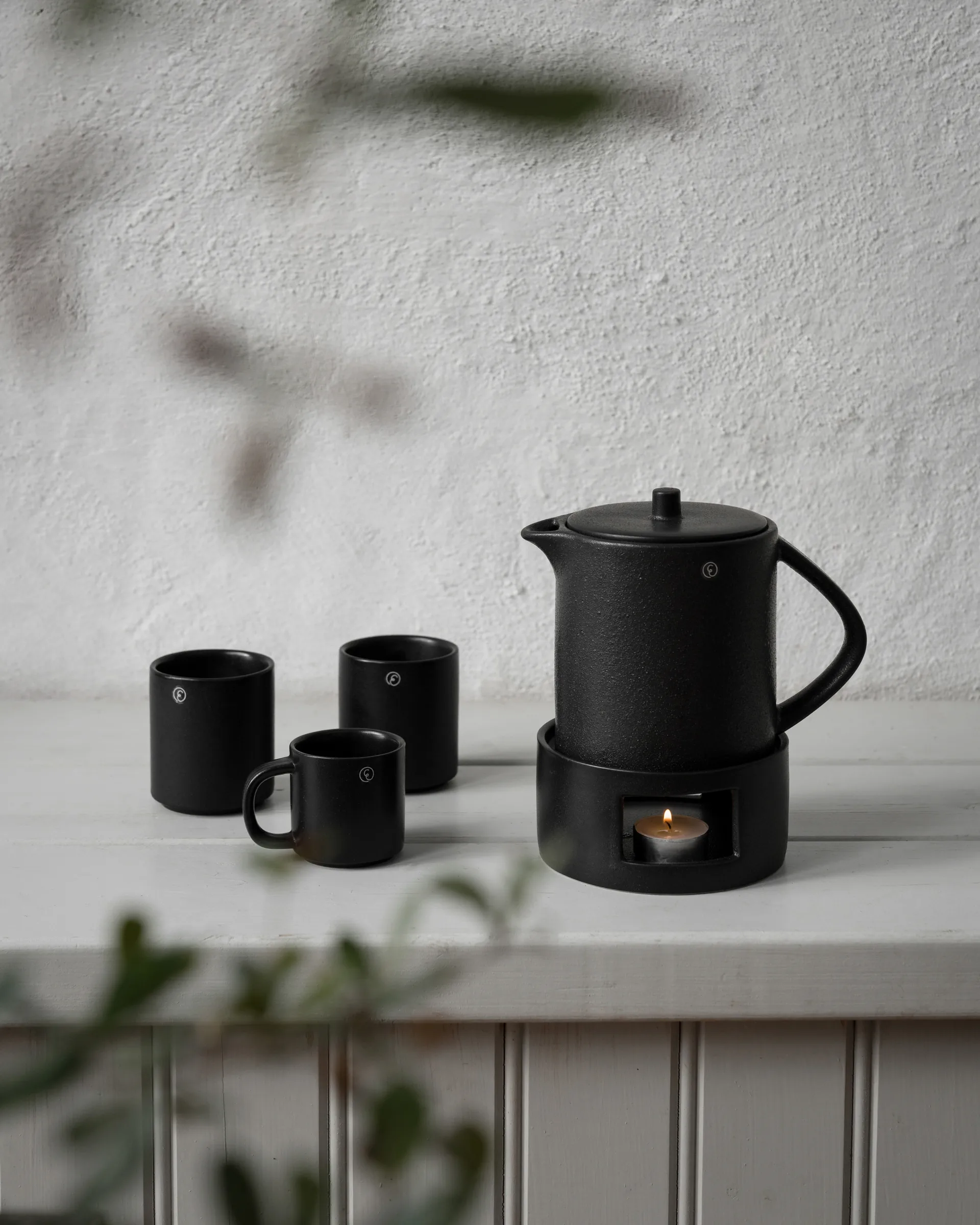 Ernst mugg utan öra Ø7 cm, Svart ERNST