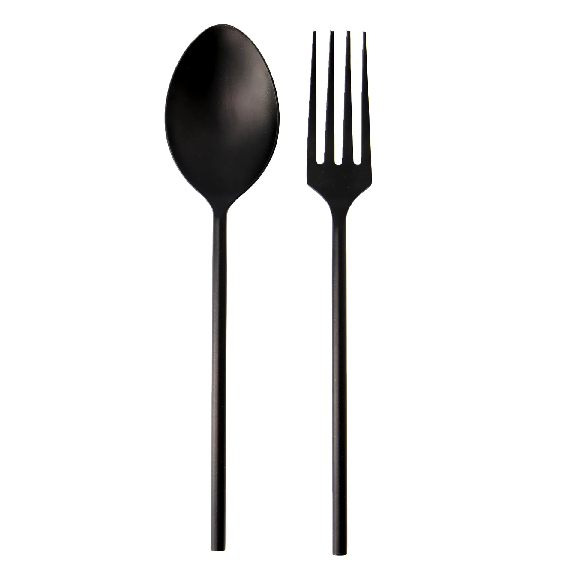 Ernst salladsbestick metall, Svart ERNST