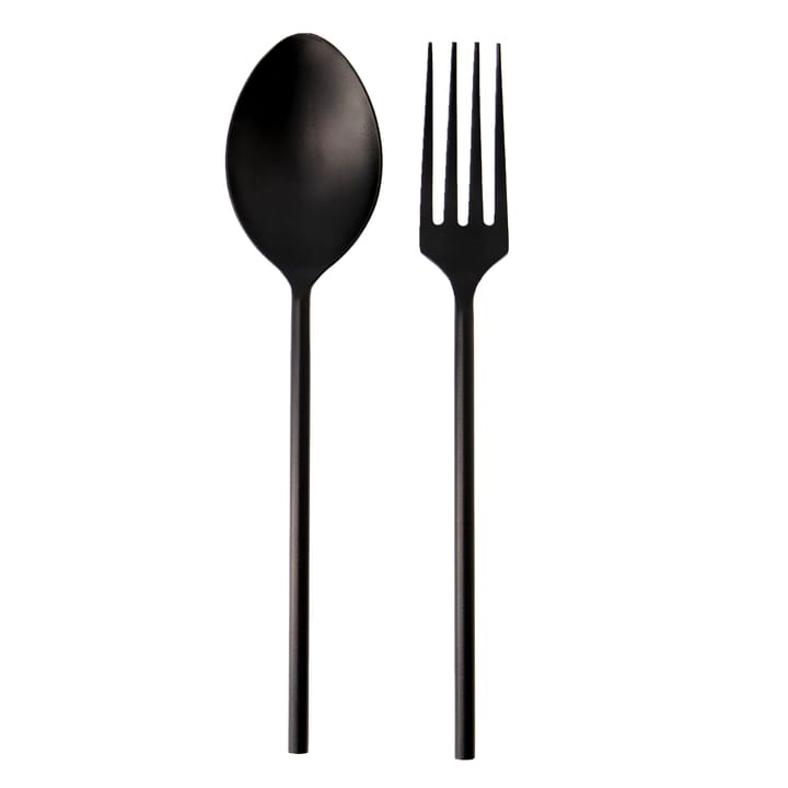 Ernst salladsbestick metall, Svart ERNST