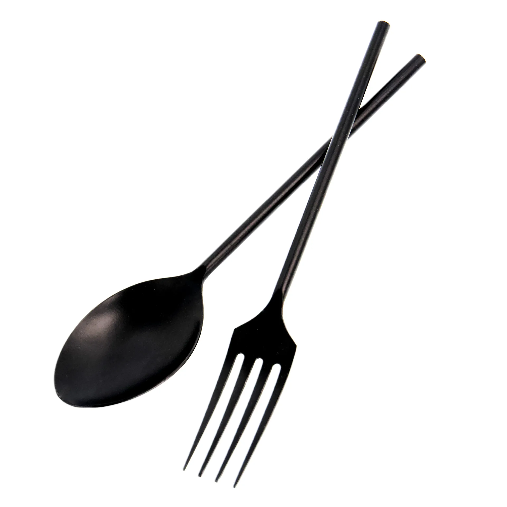 Ernst salladsbestick metall, Svart ERNST