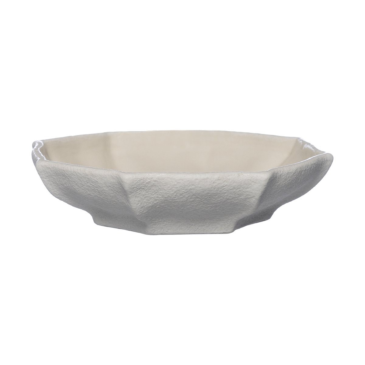 Ernst serveringsfat Ø17 cm Naturvit | Skandinavisk Design | Serveringsfat & Uppläggningsfat | Vit
