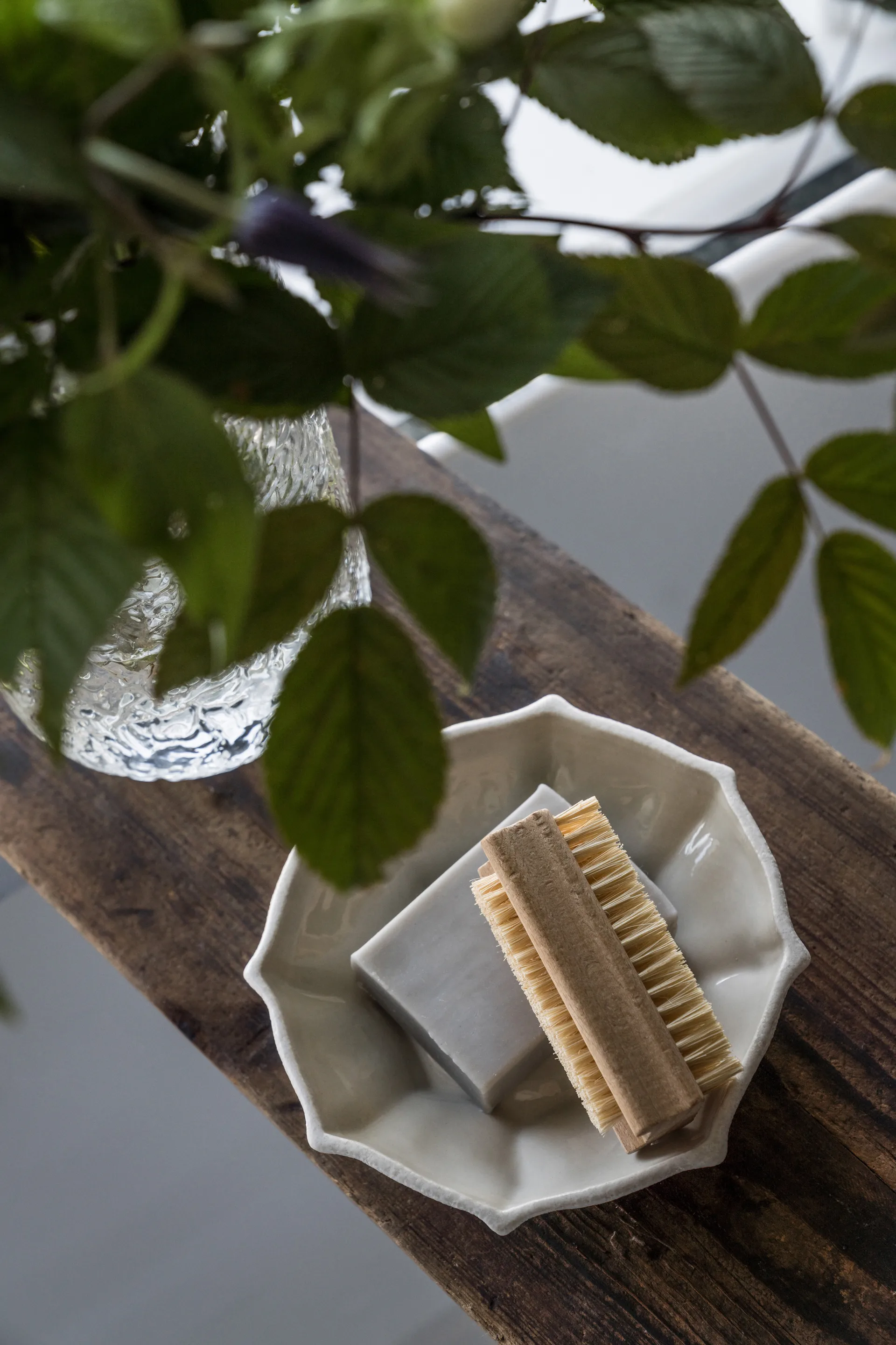 Ernst serveringsfat Ø17 cm, Naturvit ERNST