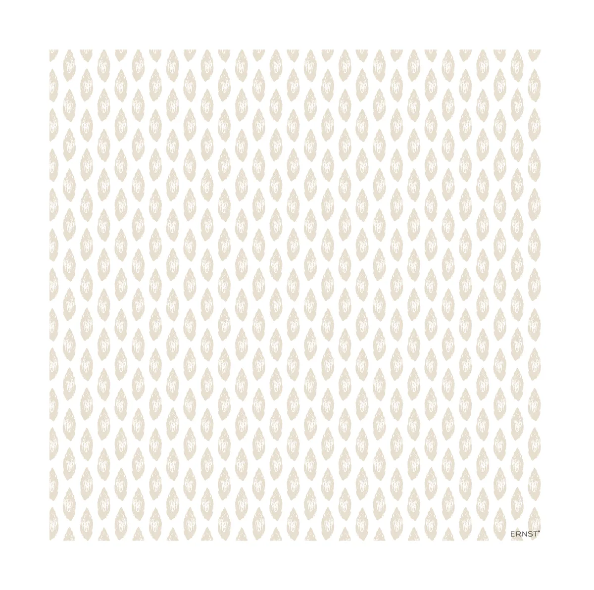 ERNST Ernst servett mandel 33x33 cm 20-pack Vit-beige