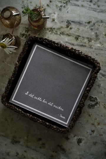 Ernst servett med citat I det enkla 20-pack - Mullvad - ERNST