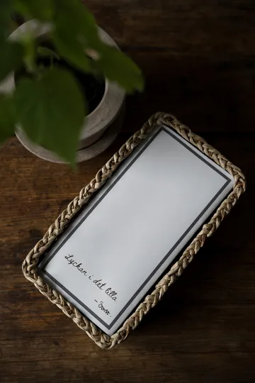 Ernst servett med citat Lycka i det lilla 20-pack - Vit - ERNST