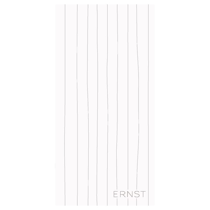 Ernst servett randig 10x20 cm 20-pack - Vit-grå - ERNST