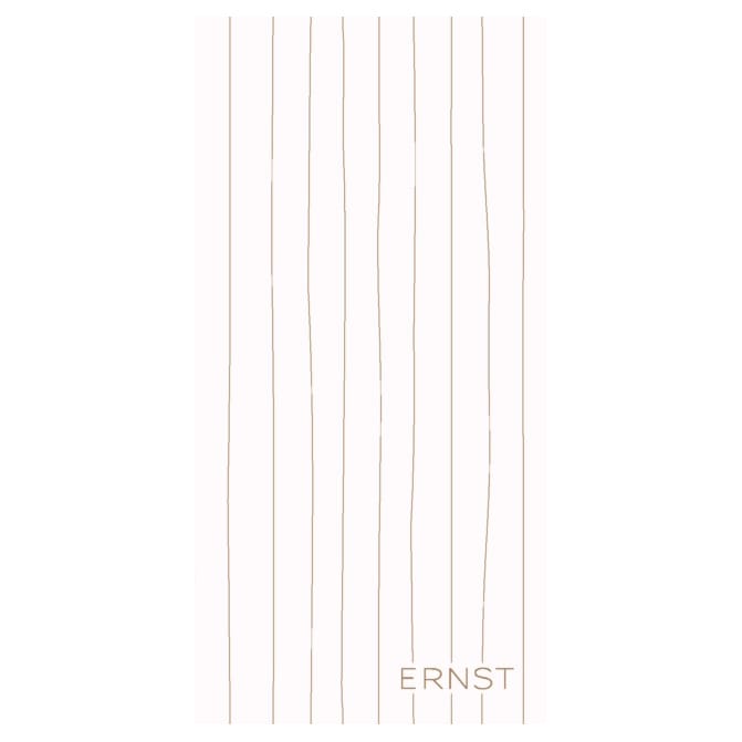 Ernst servett randig 10x20 cm 20-pack - Vit-saffran - ERNST