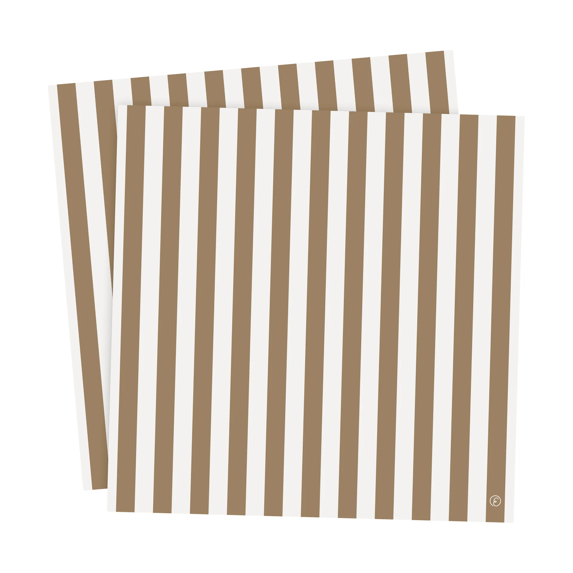 Ernst servett randig 33x33 cm 20-pack, Kola-vit ERNST
