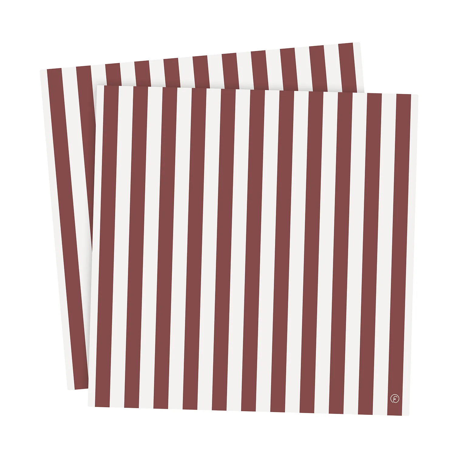Ernst servett randig 33x33 cm 20-pack, Röd-vit ERNST