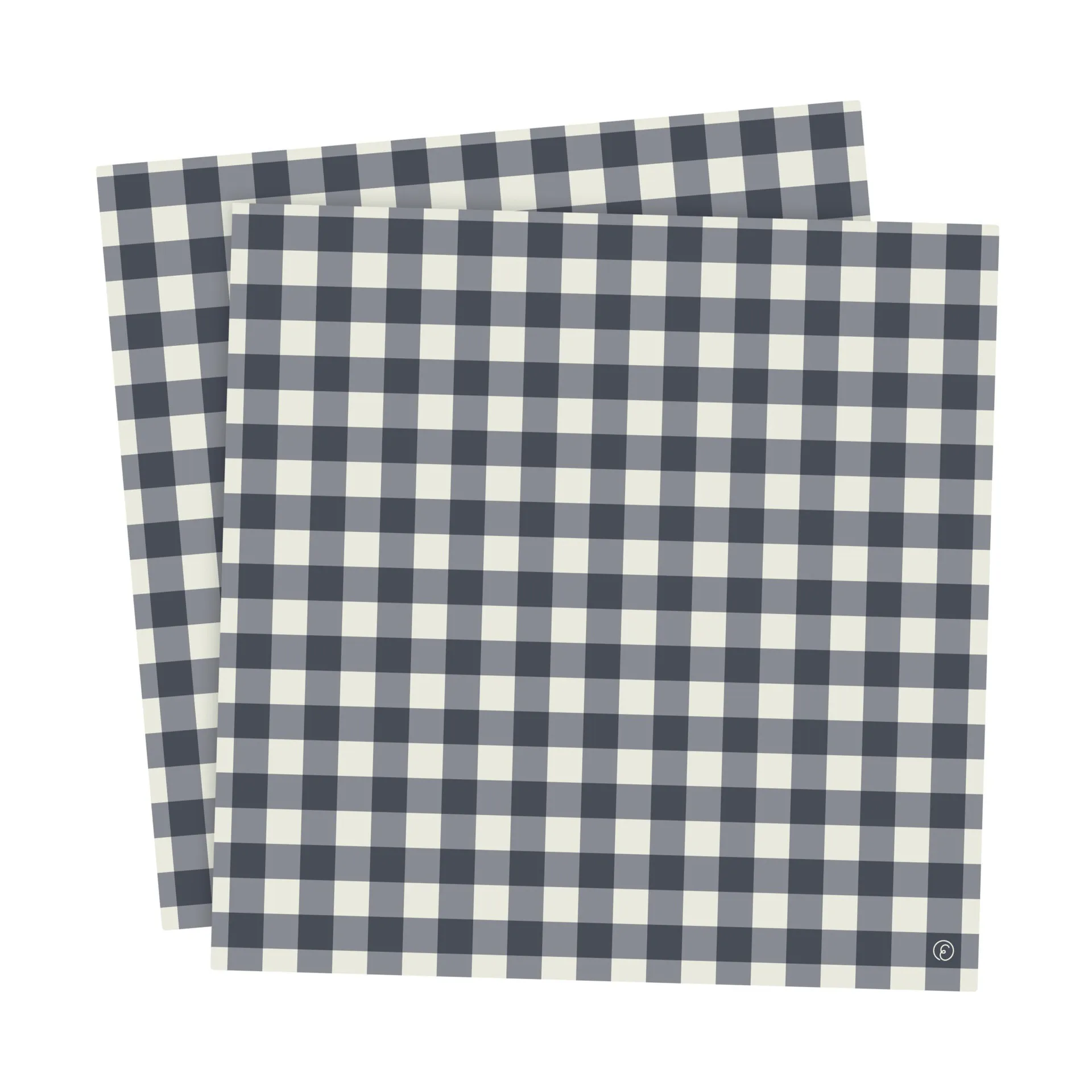 Ernst servett rutig 33x33 cm 20-pack, Blå-ljusgrå ERNST