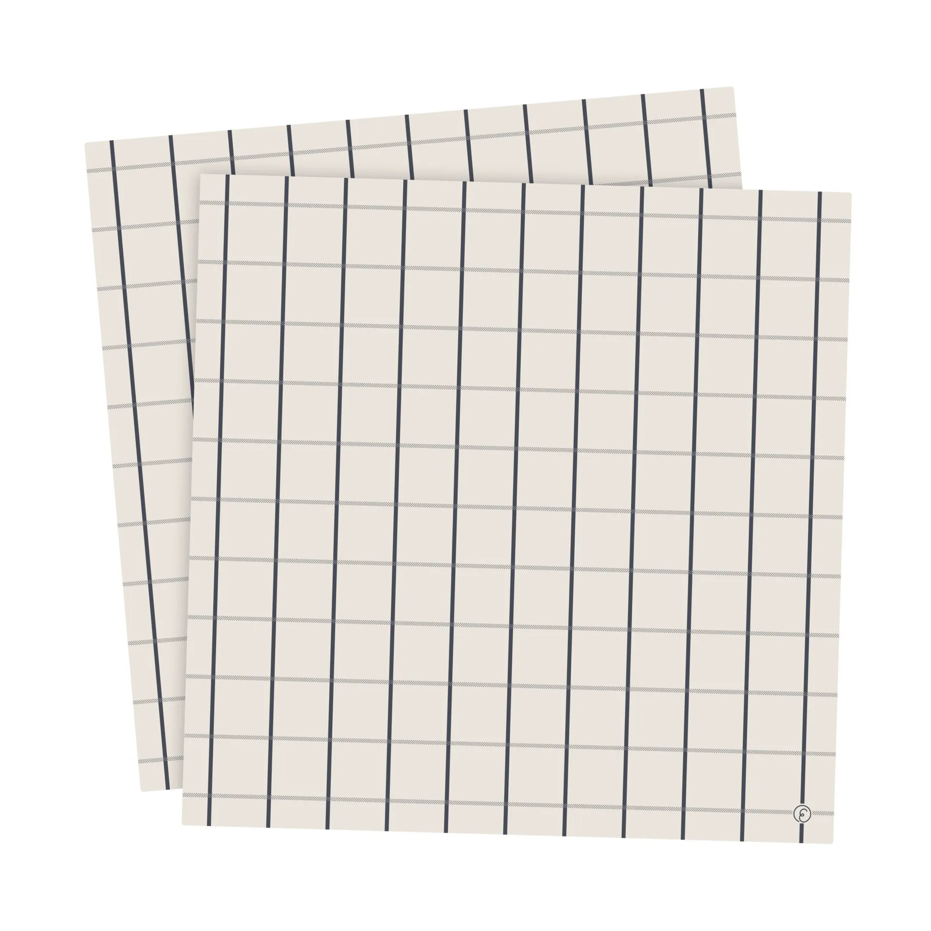 Ernst servett storrutig 33x33 cm 20-pack, Beige-blå ERNST