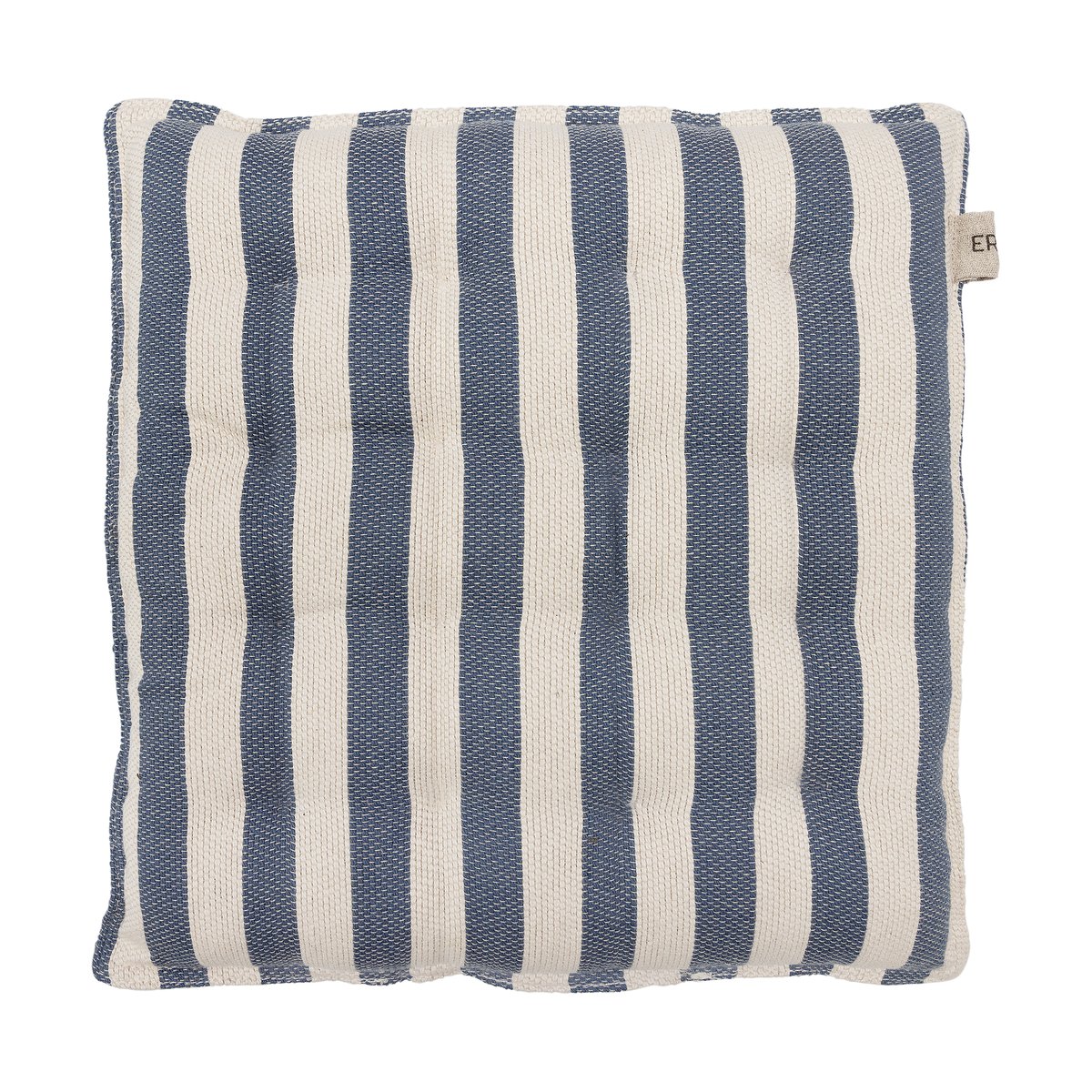 Ernst sittdyna 40x40 cm Vit-blå | Skandinavisk Design | Stolsdynor | Vit