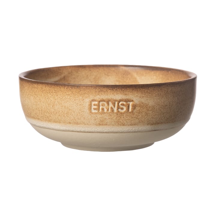 Ernst skål - Brun-natur botten, Ø11 cm - ERNST