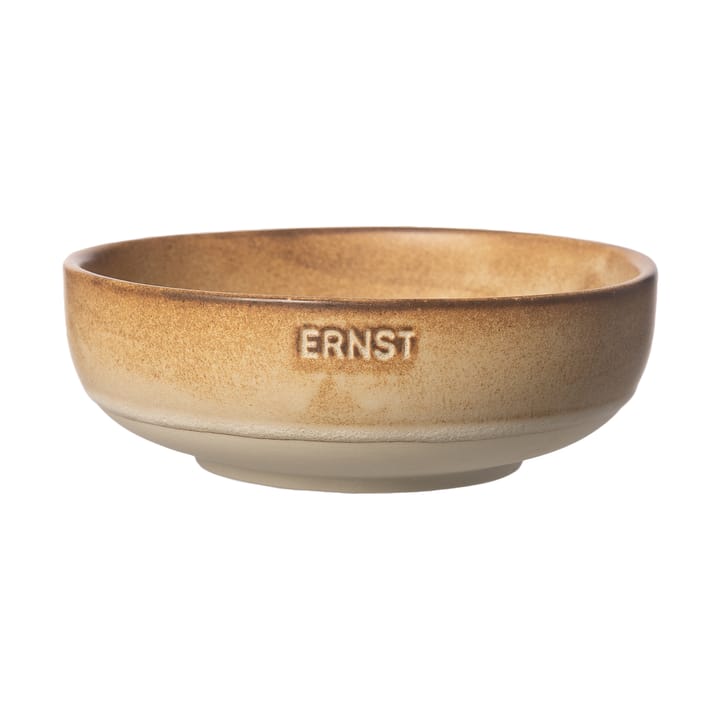 Ernst skål - Brun-natur botten, Ø14 cm - ERNST