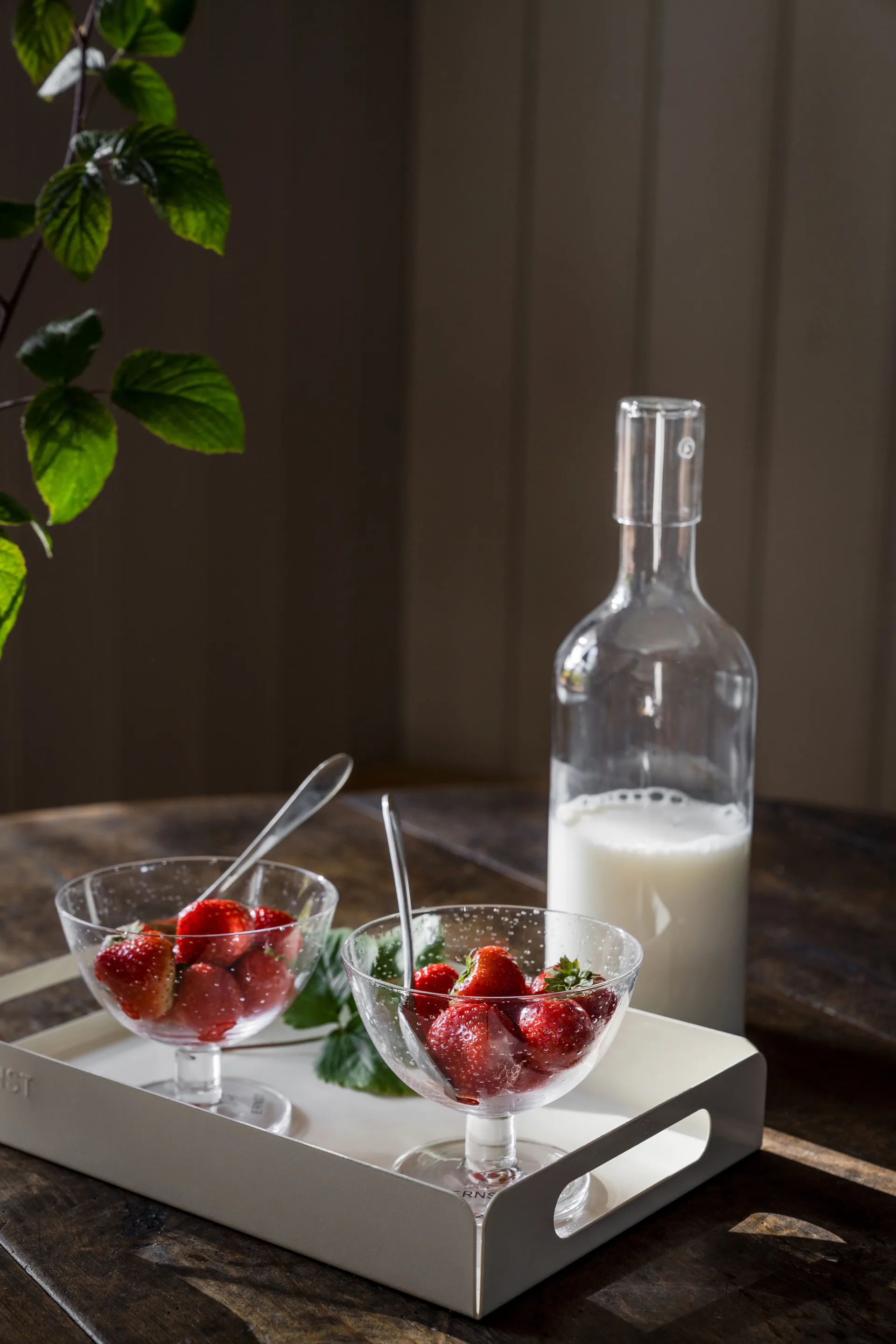 Ernst skål bubbligt glas 2-pack, Klar ERNST