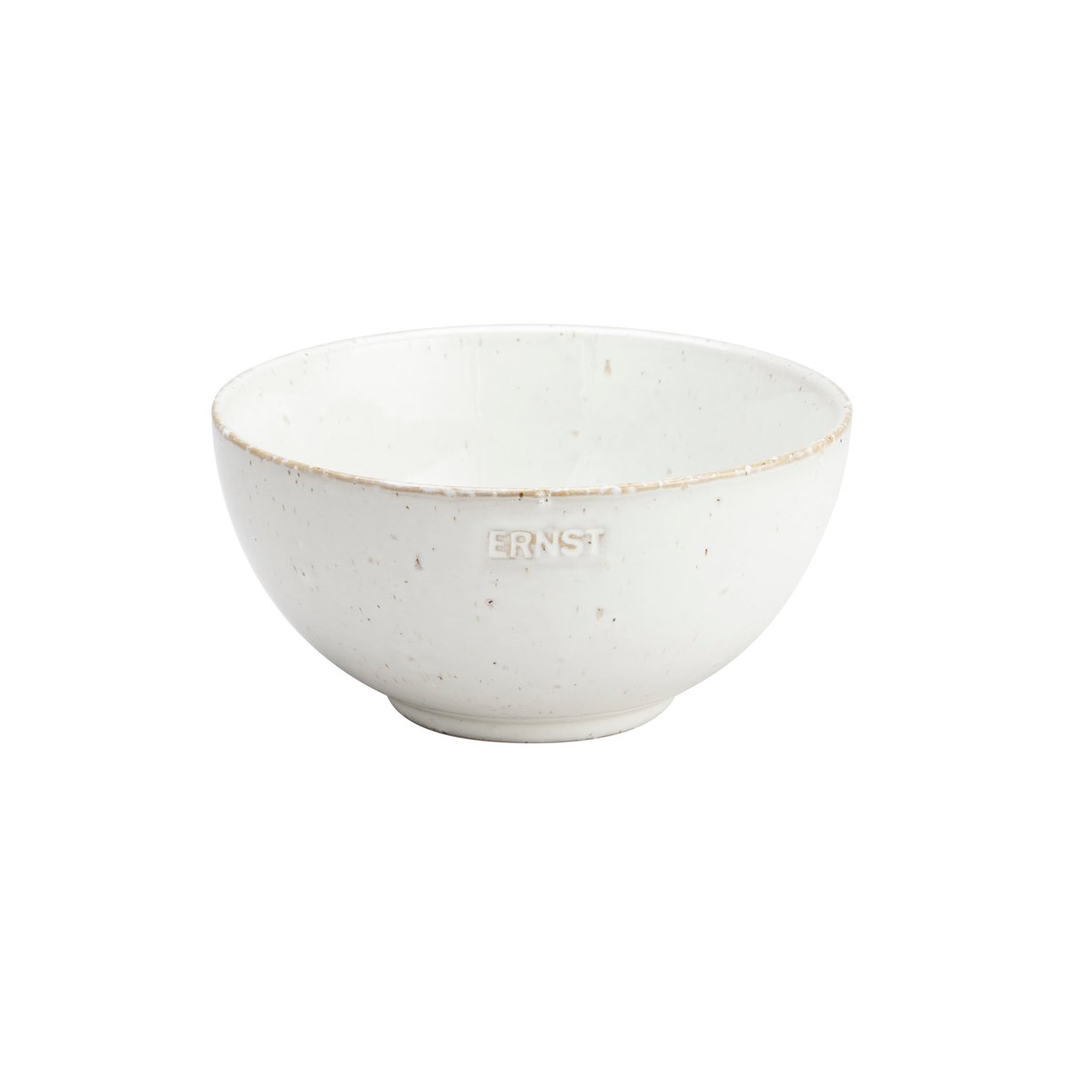 Ernst skål i keramik Ø14 cm Natur | Skandinavisk Design | Frukostskålar | Vit