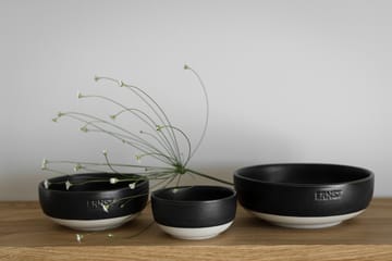 Ernst skål - Mattsvart-natur botten, Ø14 cm - ERNST