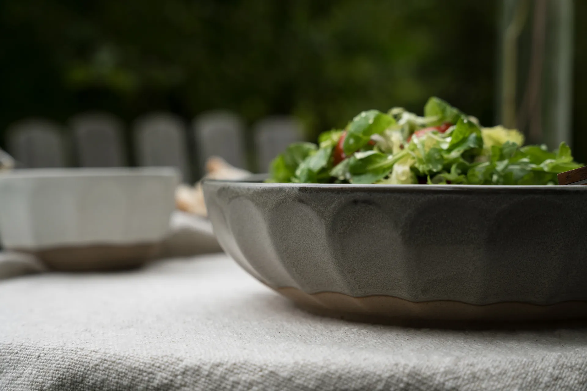 Ernst skål stengods, Grå-natur, Ø24 cm ERNST