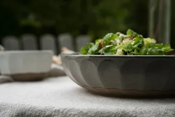 Ernst skål stengods - Grå-natur, Ø24 cm - ERNST