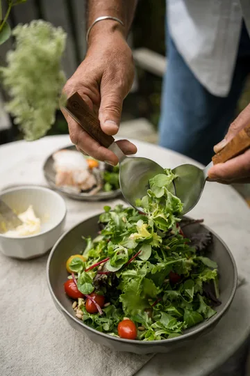 Ernst skål stengods - Grå-natur, Ø24 cm - ERNST