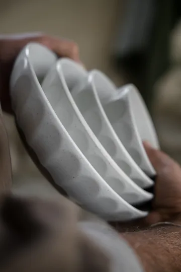 Ernst skål stengods - Vit-natur, Ø16 cm - ERNST