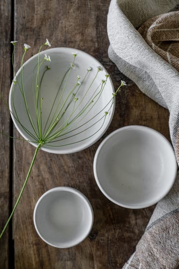 Ernst skål - Vit-natur botten, Ø8 cm - ERNST