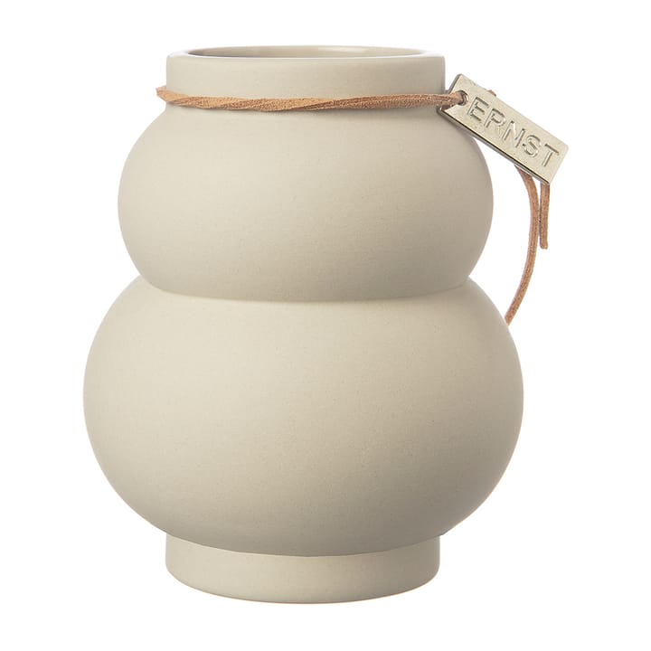 Ernst stengodsvas kurvig 14 cm, Beige ERNST