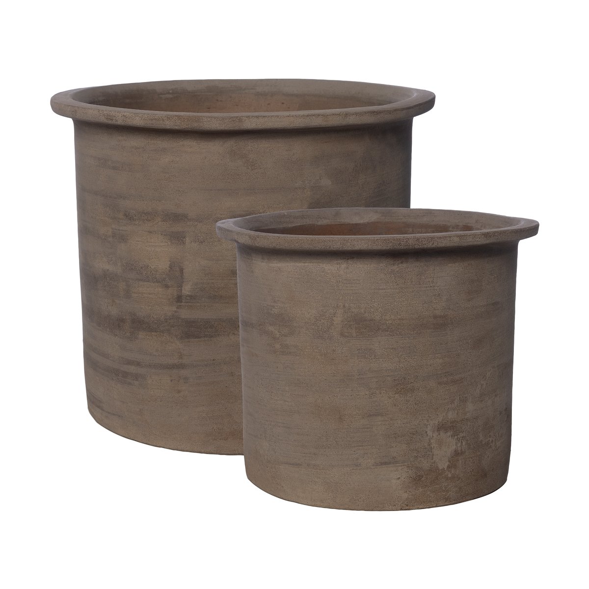 Ernst terracotta kruka 2 delar Brun | Skandinavisk Design | Krukor | Brun