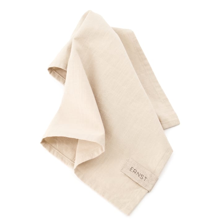 Ernst tygservett bomull 2-pack, Beige ERNST