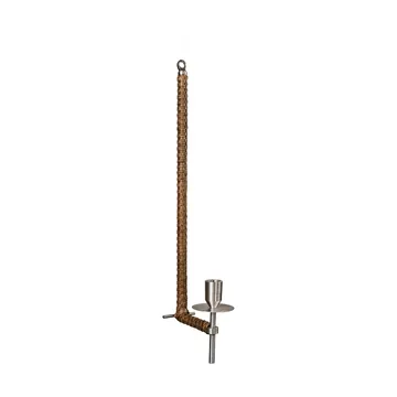 Ernst vägglampett flätad - Borstad stål, 47 cm - ERNST