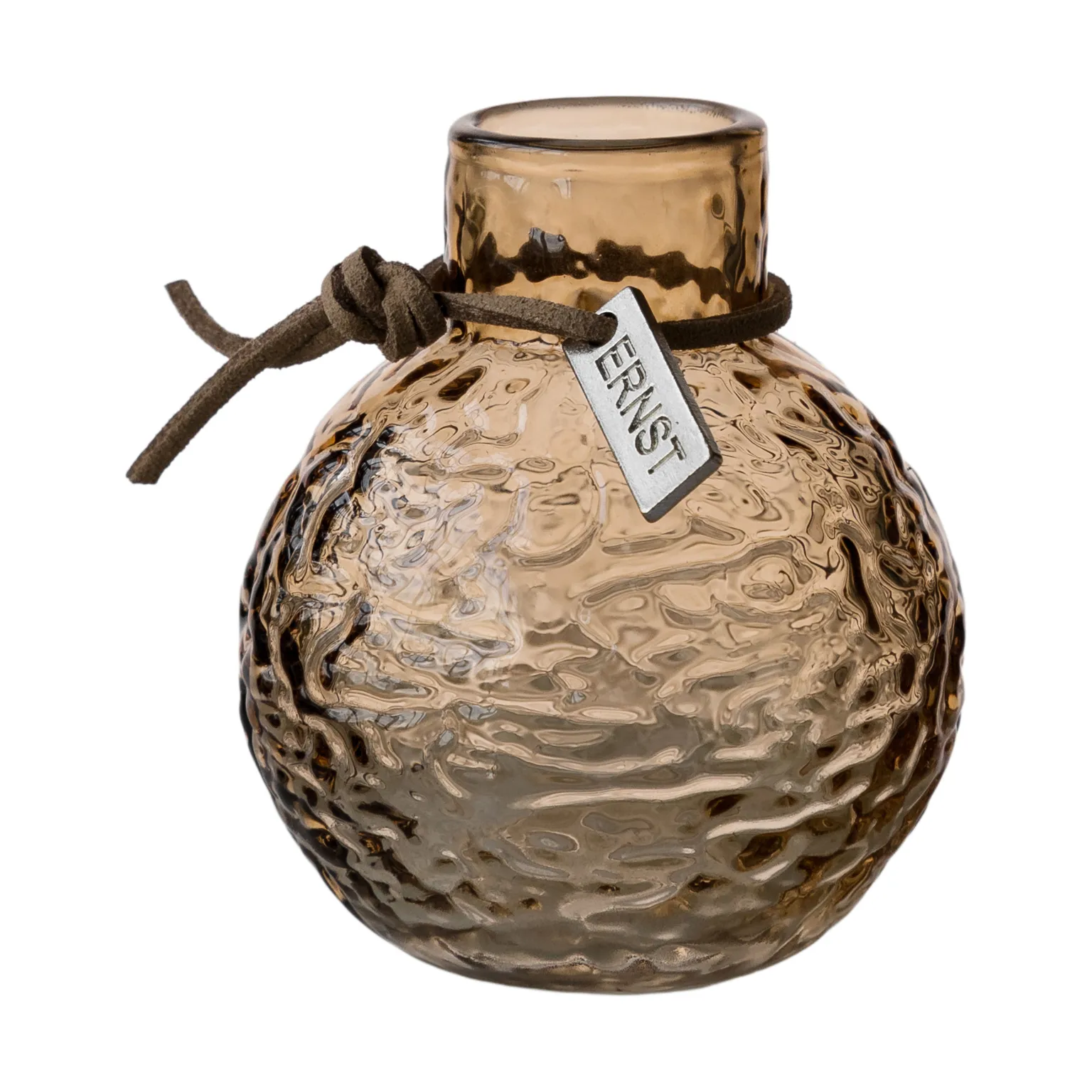 Ernst vas mönstrad presentförpackning 3 delar, Bärnsten ERNST