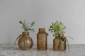 Ernst vas mönstrad presentförpackning 3 delar - Bärnsten - ERNST