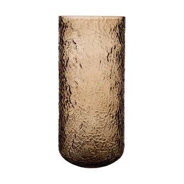 Ernst vas/ljuslykta mönstrad - Bärnsten, Ø11x25 cm - ERNST