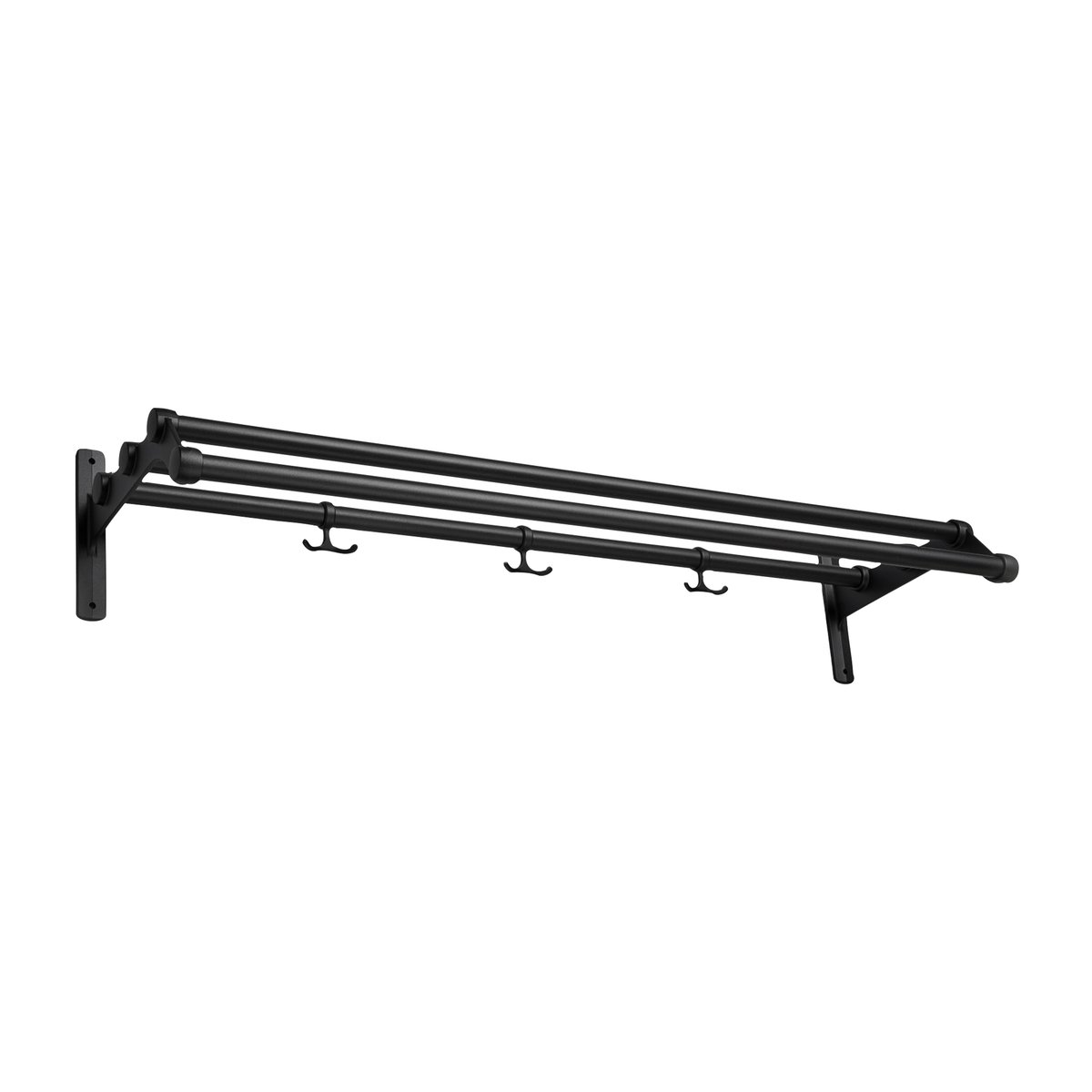 Essem Design Nostalgi 291 hatthylla 100 cm Svart-svart