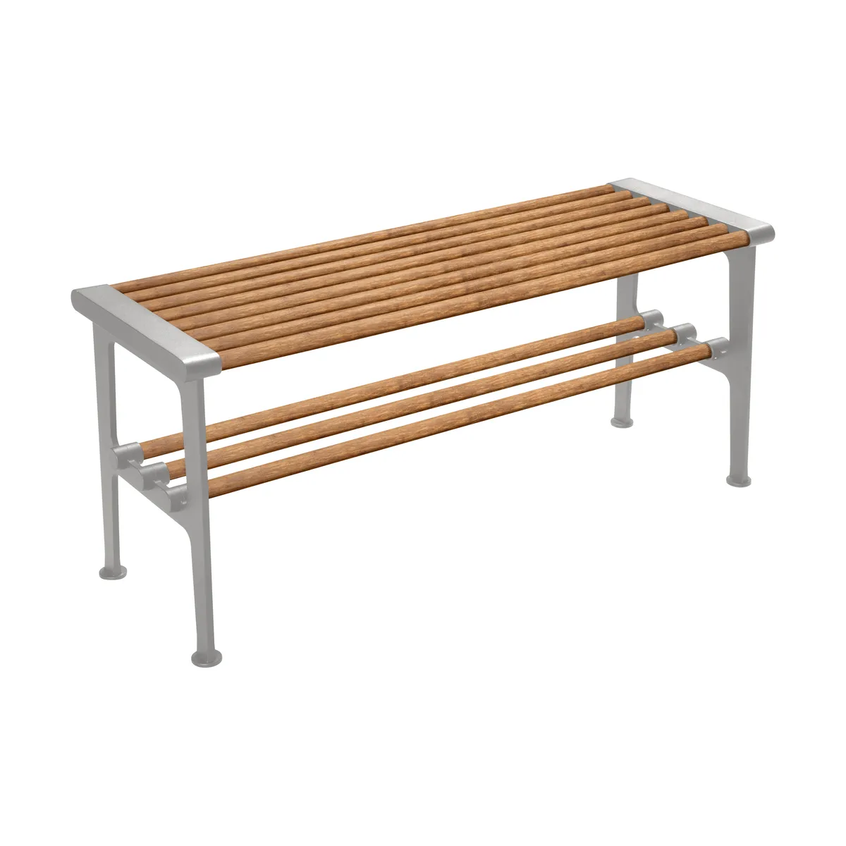 Essem Design Nostalgi bänk 100 cm Bambu-aluminium