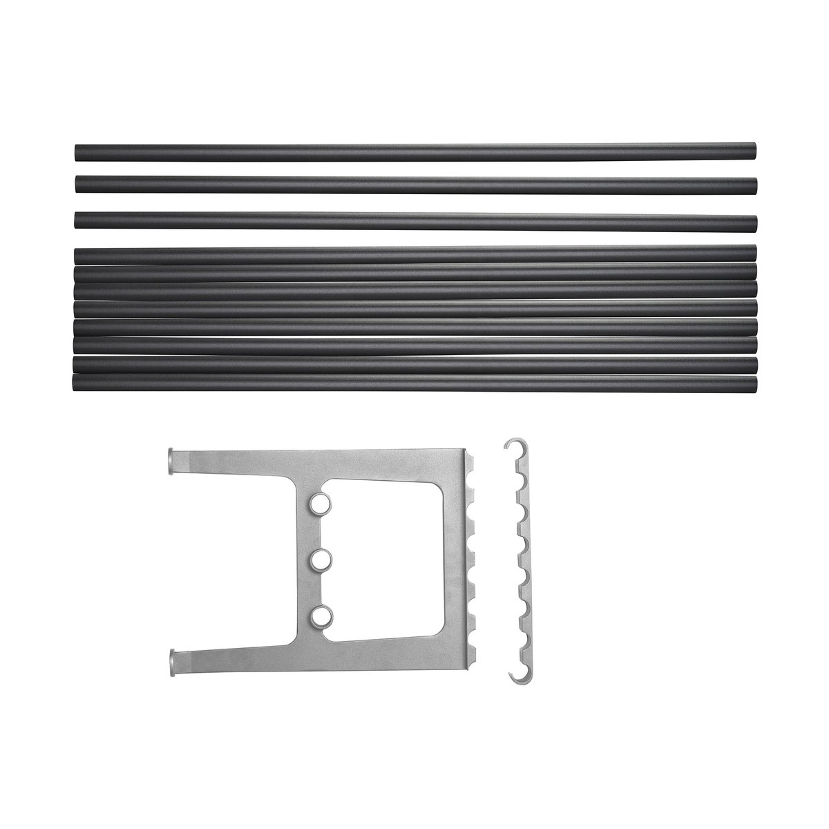 Essem Design Nostalgi bänk påbyggnad 100 cm Svart-aluminium