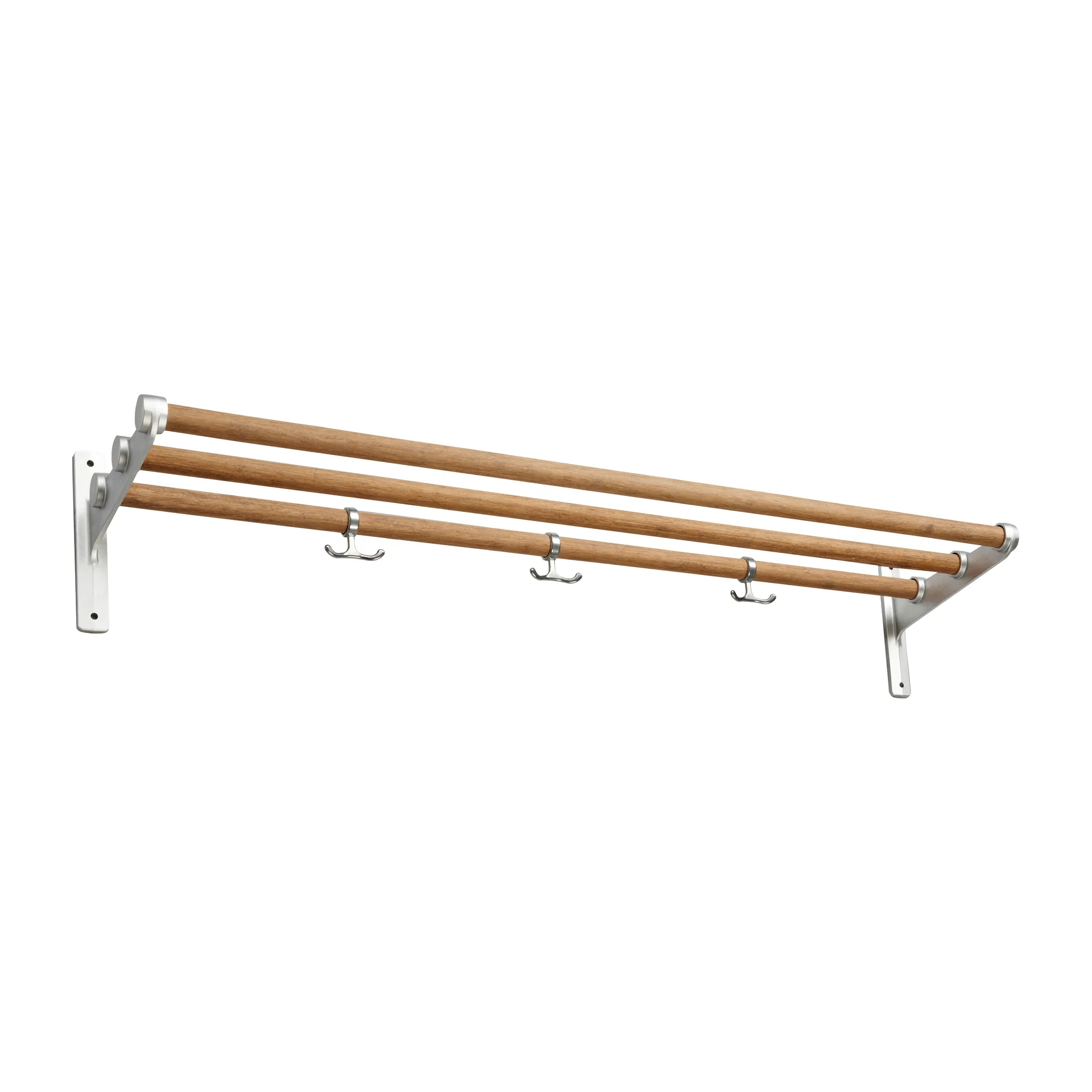 Nostalgi hatt-/skohylla, Bambu-aluminium Essem Design