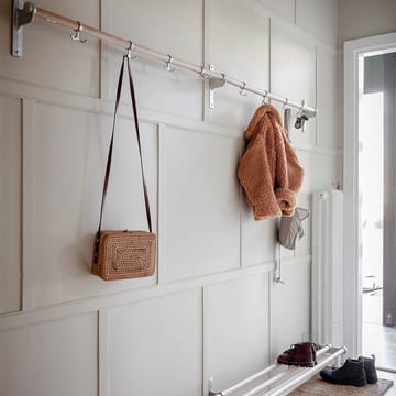Nostalgi påbyggnad kroklist - björk, aluminium stativ - Essem Design