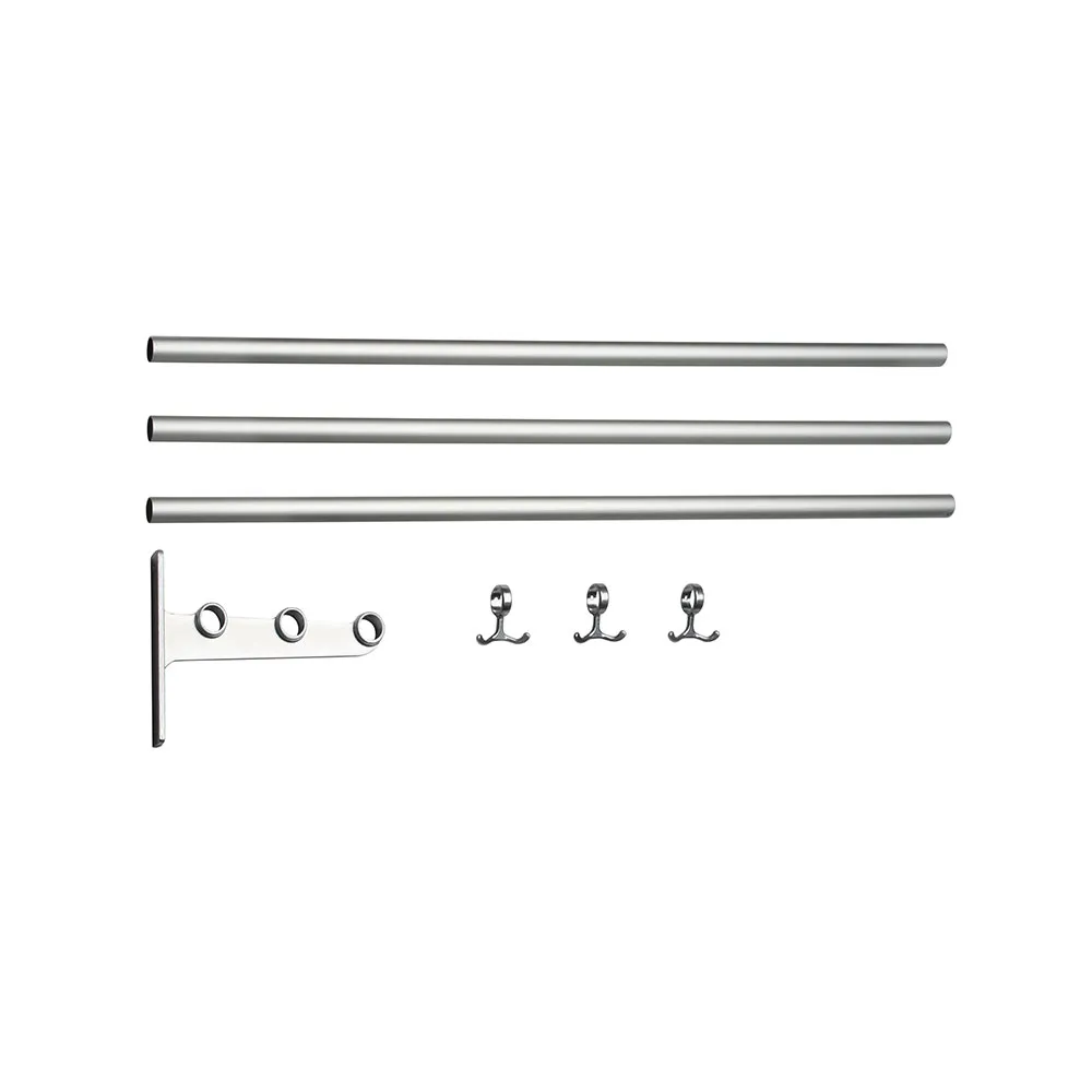 Essem Design Nostalgi påbyggnad sko- eller hatthylla aluminium, aluminiumstativ