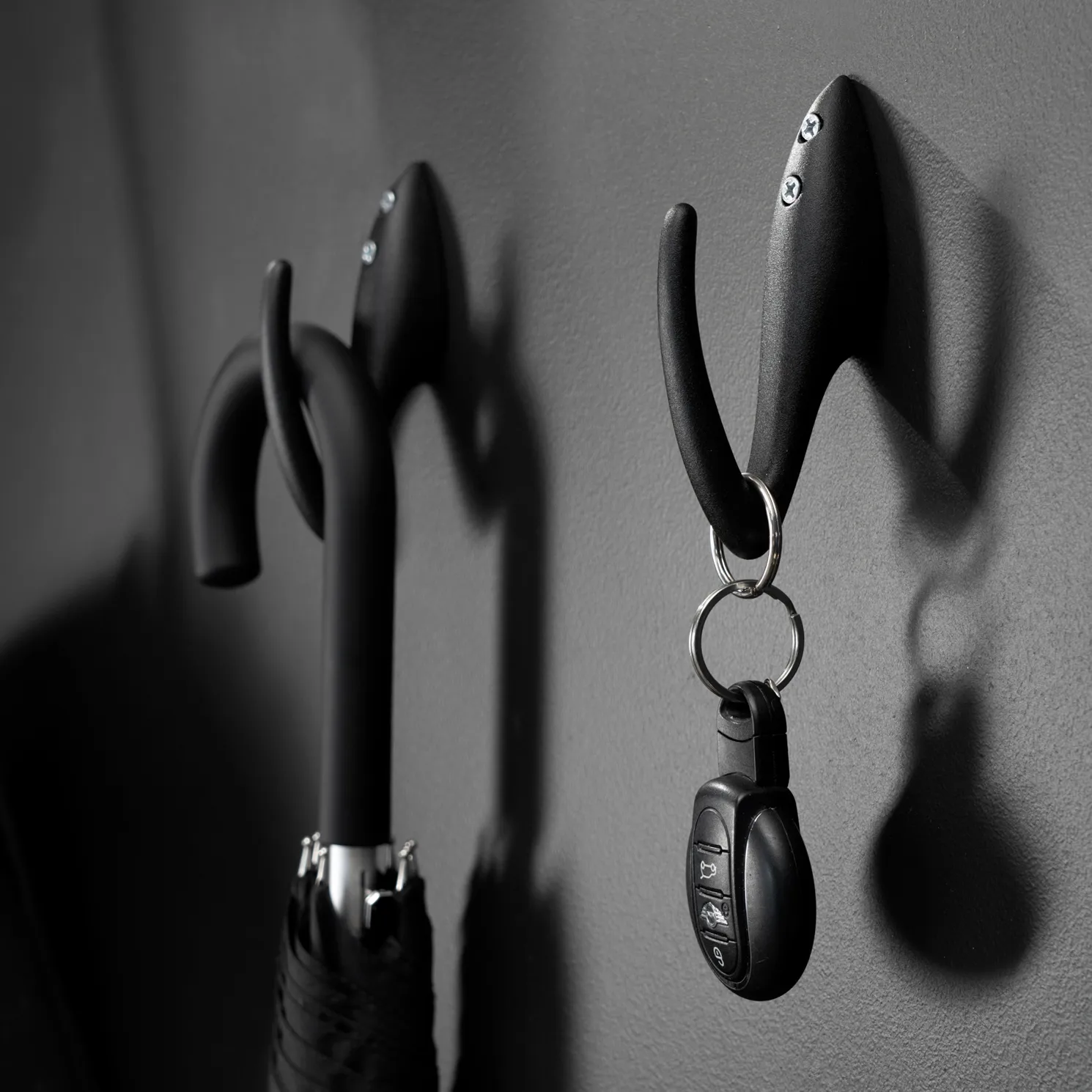 Papa klädkrok, Tältgrå struktur Essem Design