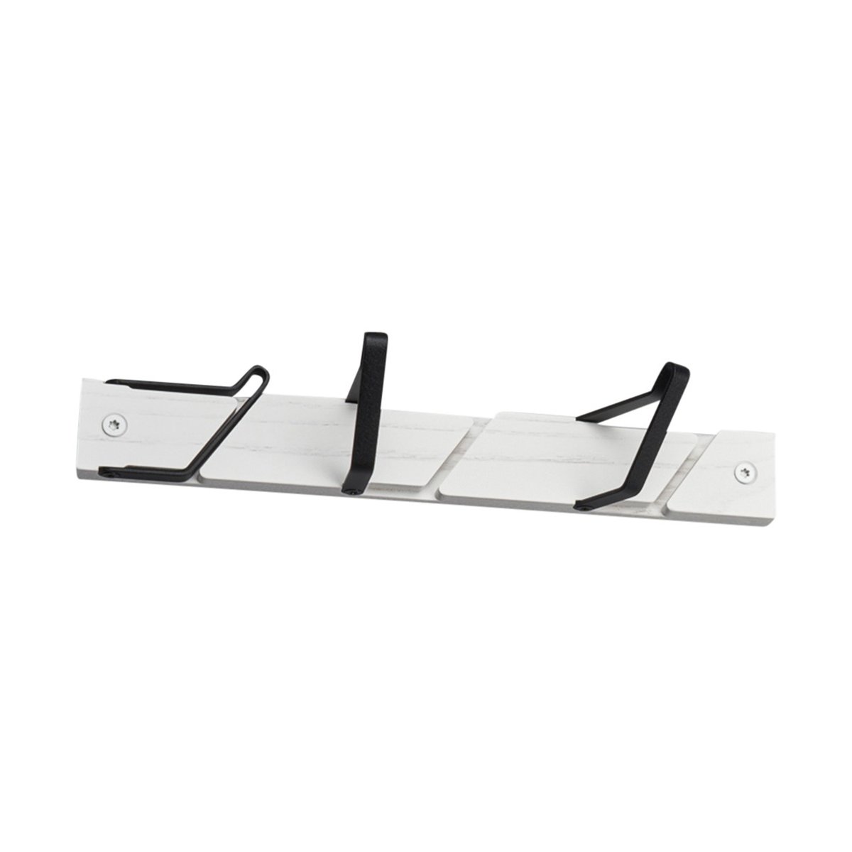Essem Design Tamburin kroklist 31,5 cm Vit-svart | Skandinavisk Design | Krokar & Hängare | Vit