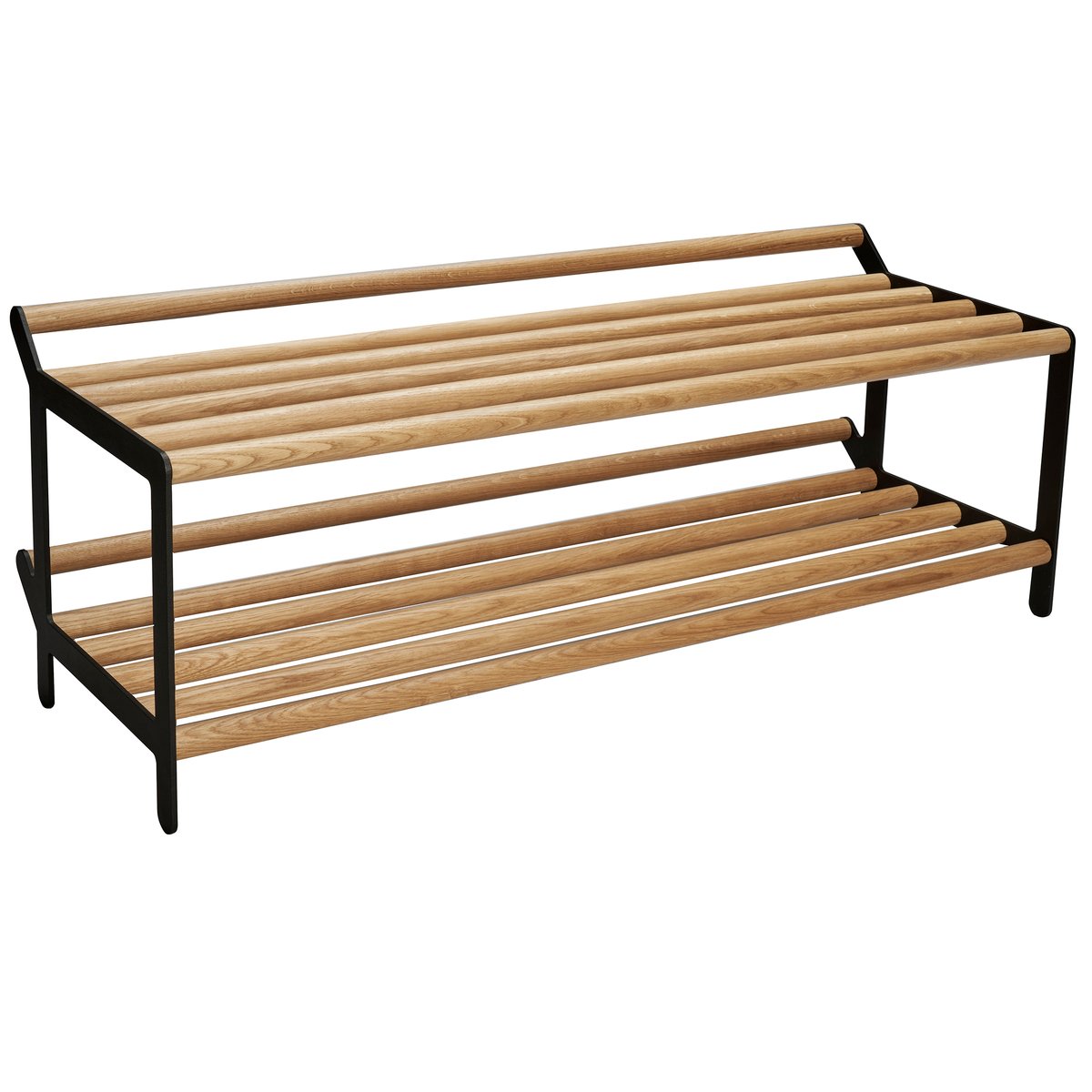 Essem Design Tamburin skohylla 100 cm Ek-svart | Skandinavisk Design | Skohyllor | Svart