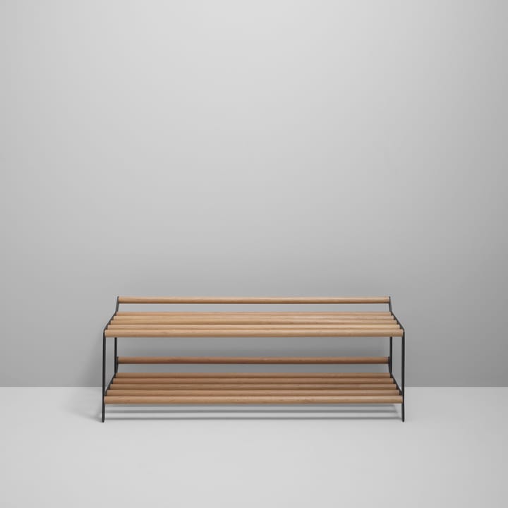 Tamburin skohylla 100 cm, Ek-svart Essem Design