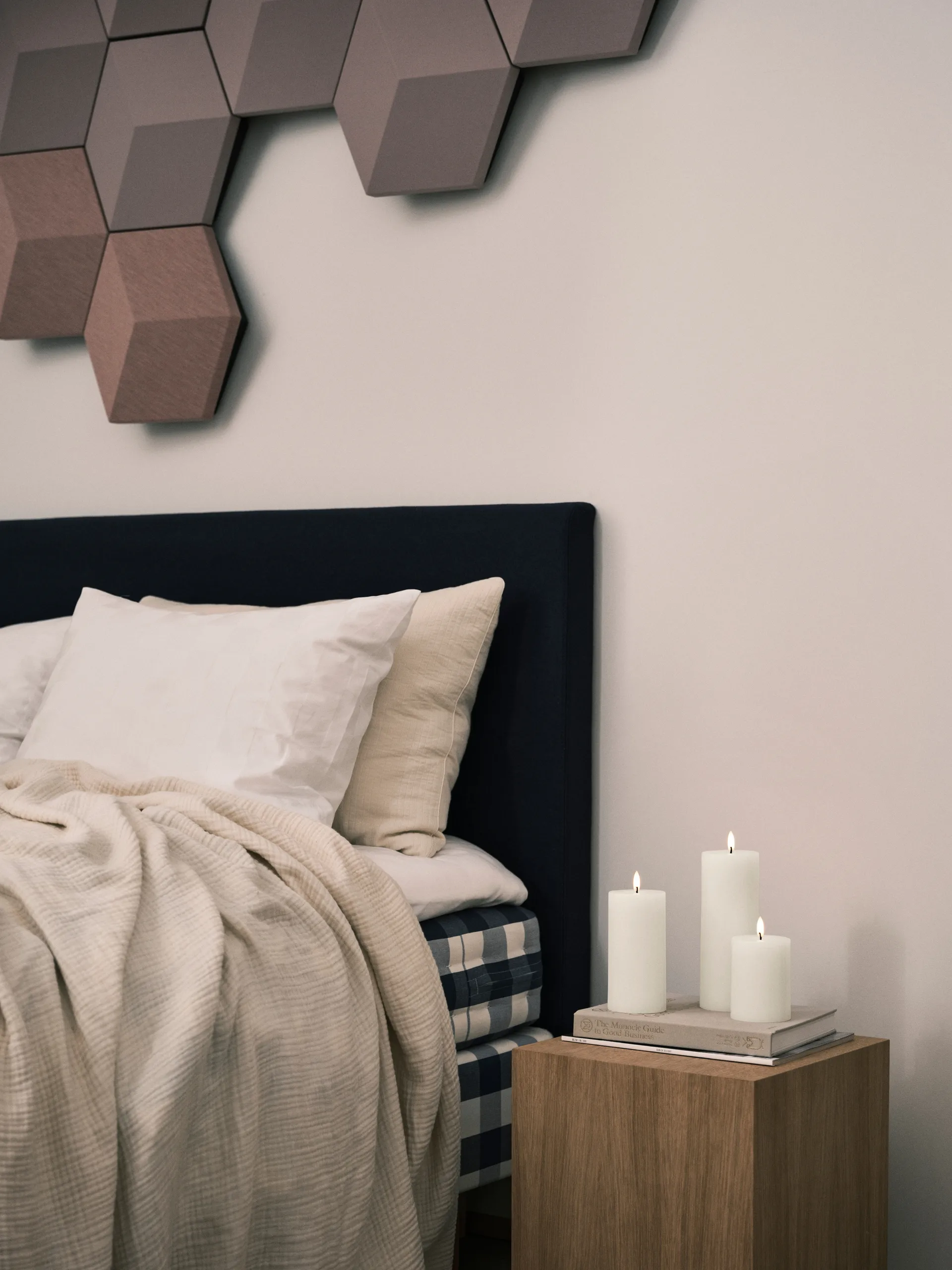 ester & erik blockljus LED, 06 Ivory, 15 cm ester & erik