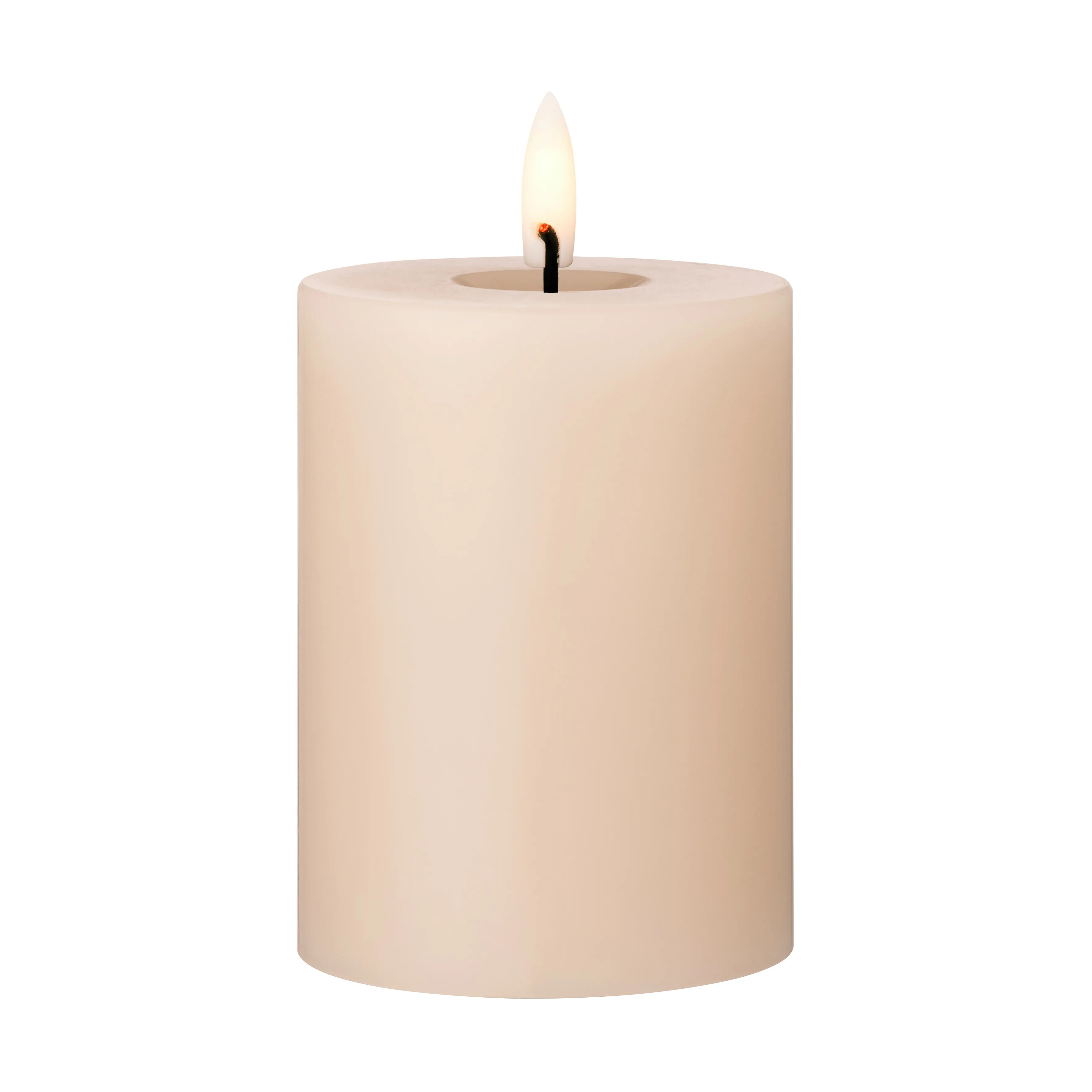 ester & erik blockljus LED, 11 Ice Latte, 10 cm
