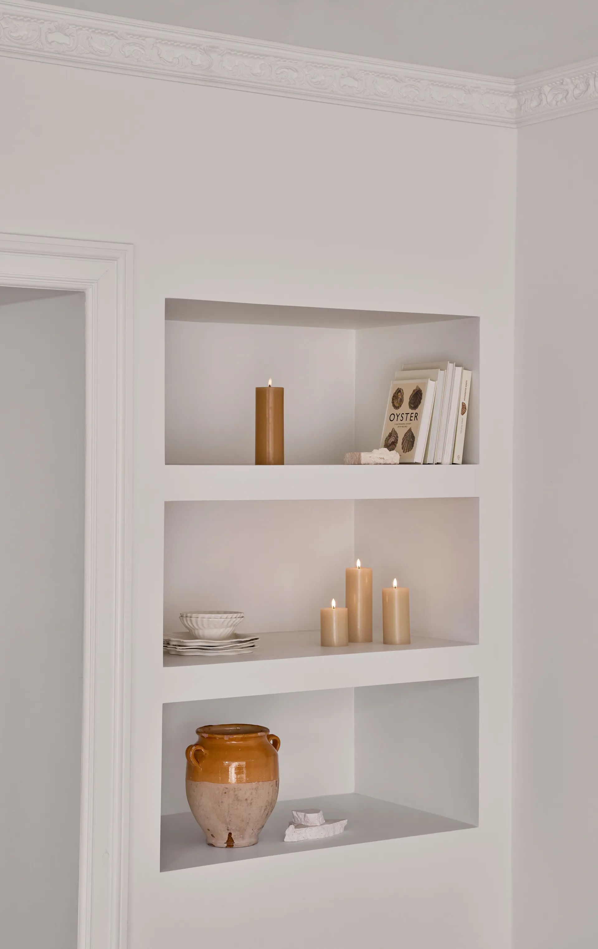 ester & erik blockljus LED, 14 Pale ginger, 10 cm ester & erik