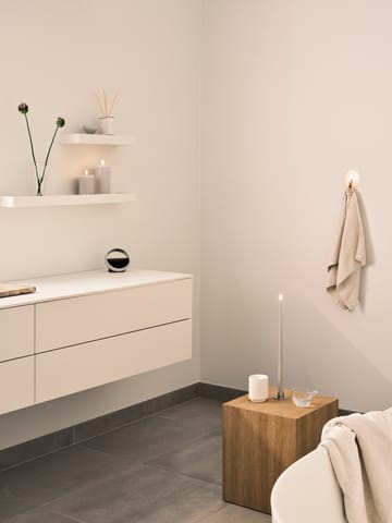 ester & erik blockljus LED - 22 Linen Grey, 10 cm - ester & erik