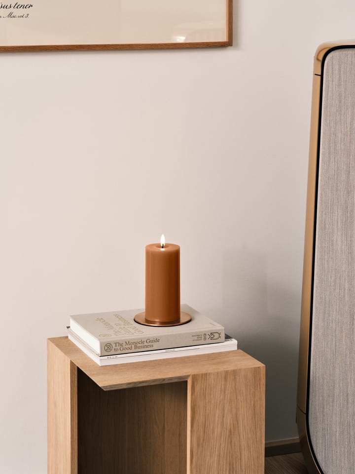 ester & erik blockljus LED, 23 Raw Toffee, 15 cm ester & erik