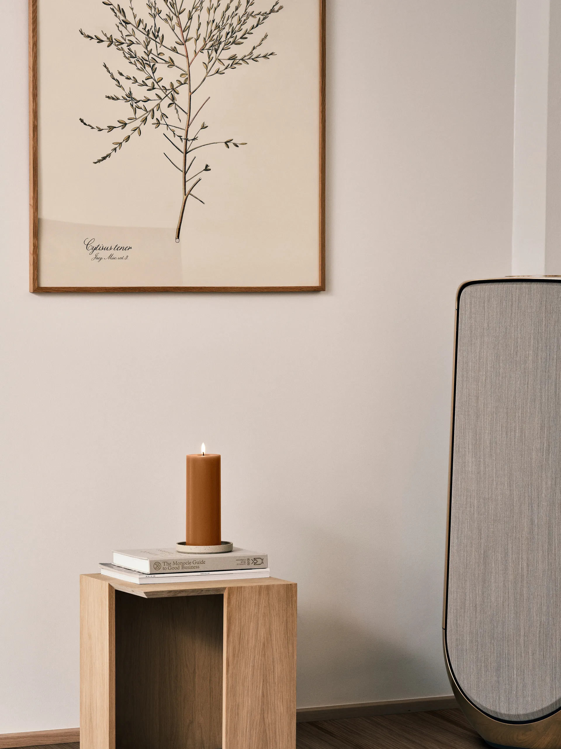 ester & erik blockljus LED, 23 Raw Toffee, 20 cm ester & erik